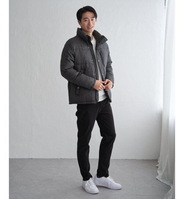 ikka「sorona(R)ツイードライクブルゾン」|ブルゾン・スタジャン|