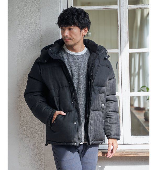 ikka「sorona(R)ツイードライクブルゾン」|ブルゾン・スタジャン|