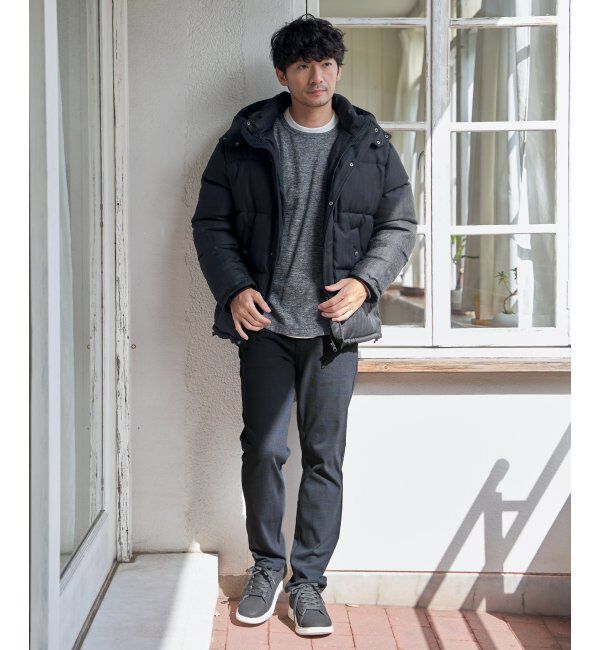 ikka「sorona(R)ツイードライクブルゾン」|ブルゾン・スタジャン|