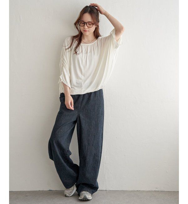 Lbc with Life「リボンシャーリングギャザープルオーバー」|その他|