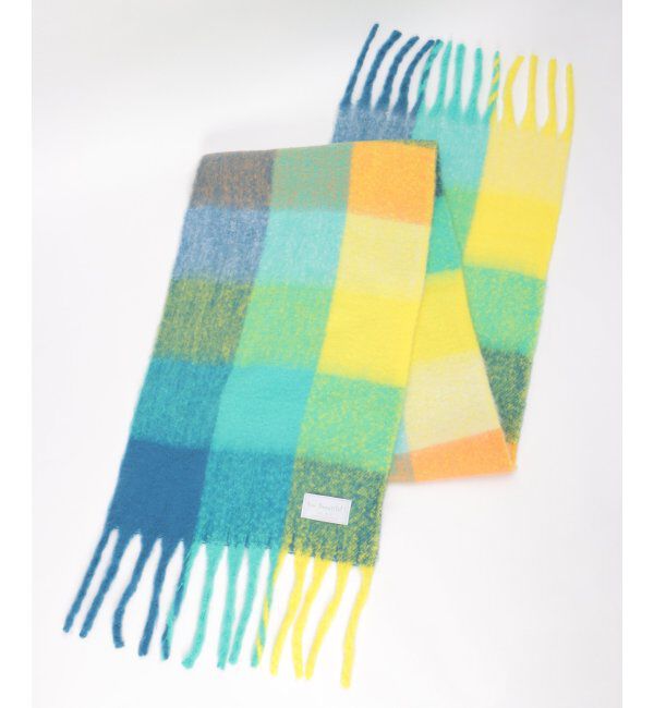 Lbc with Life「ブロックチェックストール」|マフラー|