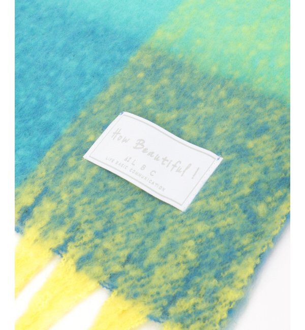 Lbc with Life「ブロックチェックストール」|マフラー|