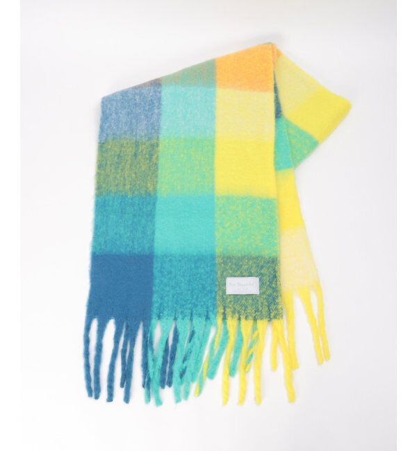 Lbc with Life「ブロックチェックストール」|マフラー|