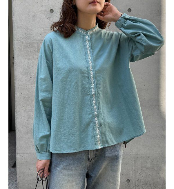 Lbc with Life「エクリュ エンブロイダリーシャツ」|シャツ・ブラウス|