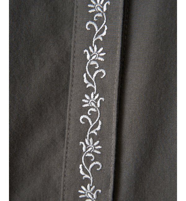 Lbc with Life「エクリュ エンブロイダリーシャツ」|シャツ・ブラウス|