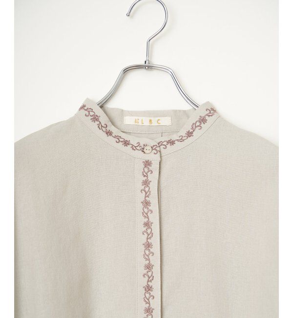 Lbc with Life「エクリュ エンブロイダリーシャツ」|シャツ・ブラウス|