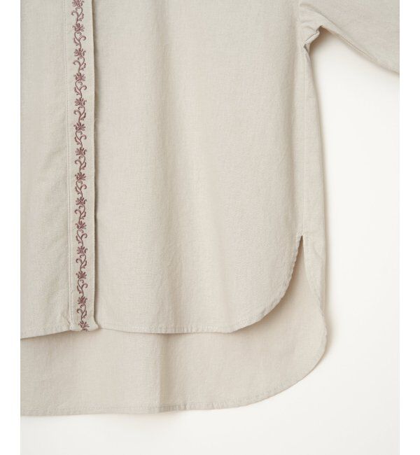 Lbc with Life「エクリュ エンブロイダリーシャツ」|シャツ・ブラウス|