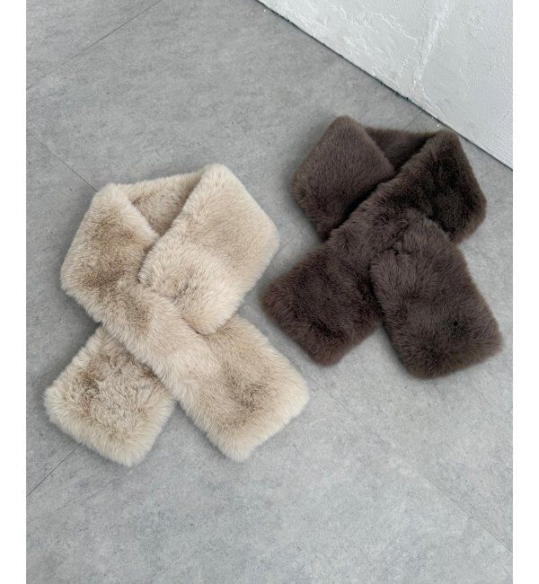 Lbc with Life「フェイクファーティペット」|マフラー|