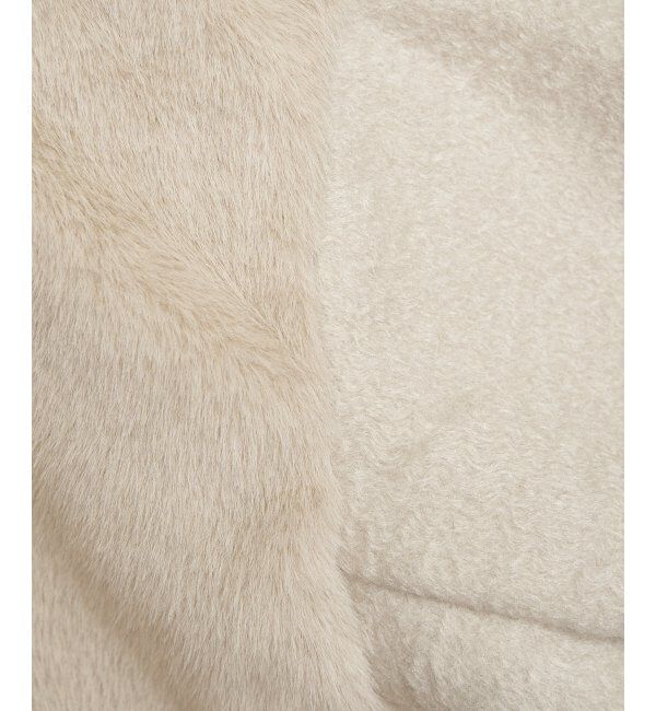 Lbc with Life「ファーボア切り替えコクーンブルゾン」|ブルゾン・スタジャン|