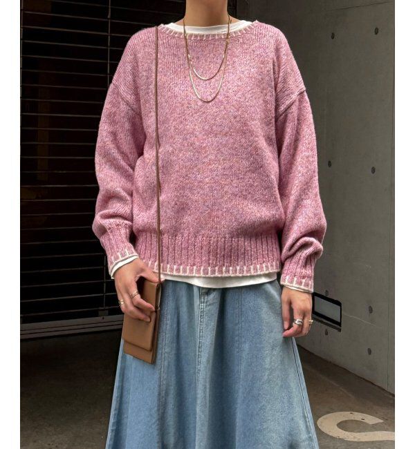 Lbc with Life「ラメノットヤーンハイショクニットPO」|カーディガン|