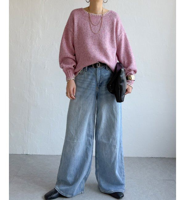 Lbc with Life「ラメノットヤーンハイショクニットPO」|カーディガン|