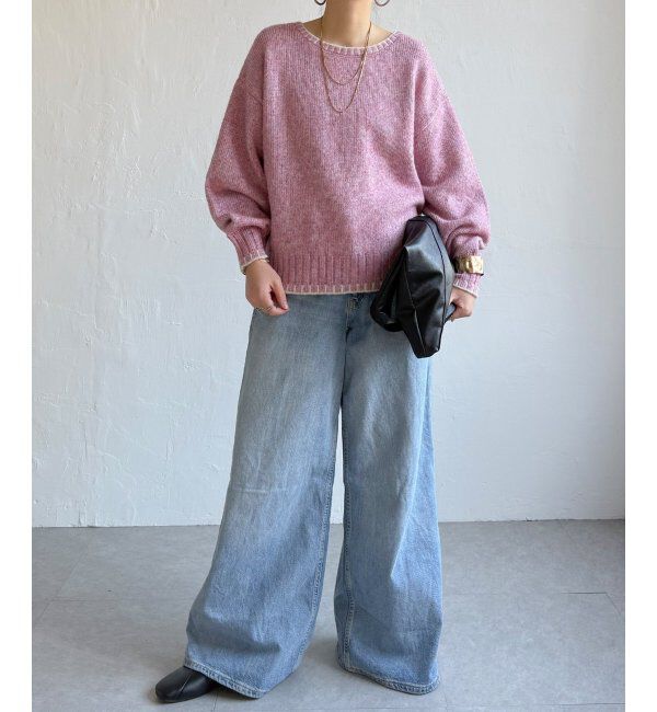 Lbc with Life「ラメノットヤーンハイショクニットPO」|カーディガン|