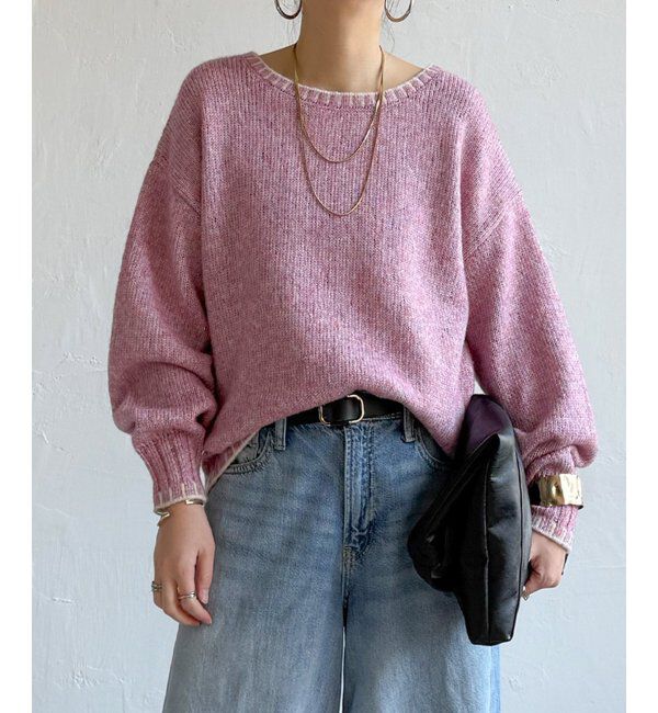 Lbc with Life「ラメノットヤーンハイショクニットPO」|カーディガン|