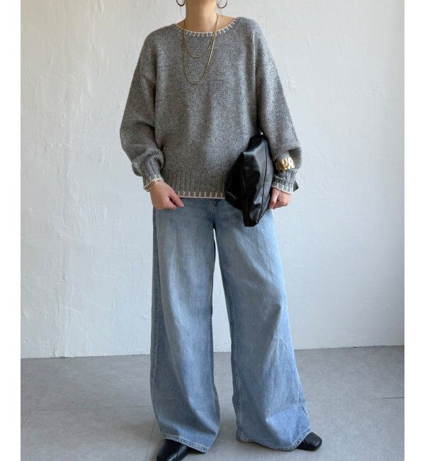 Lbc with Life「ラメノットヤーンハイショクニットPO」|カーディガン|