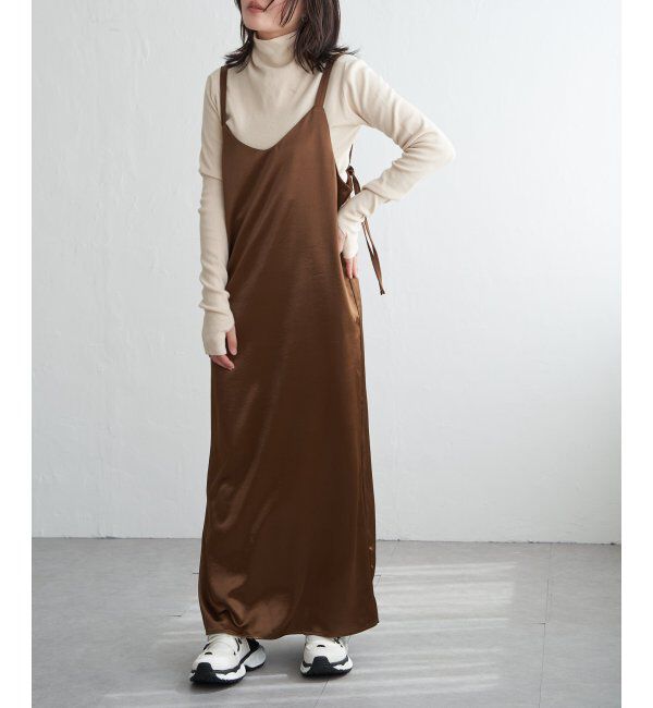 VENCE share style「サテンキャミワンピース」|ワンピース|