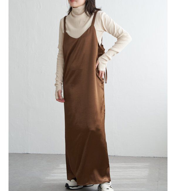 VENCE share style「サテンキャミワンピース」|ワンピース|