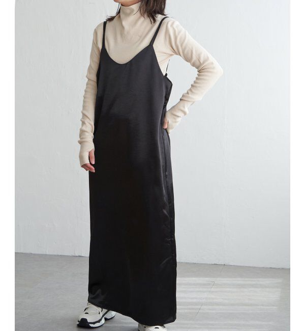 VENCE share style「サテンキャミワンピース」|ワンピース|