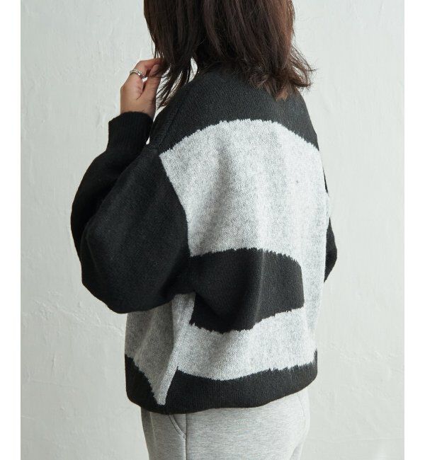 VENCE share style「ジャガードニュアンス柄プルオーバー」|ニット・セーター|