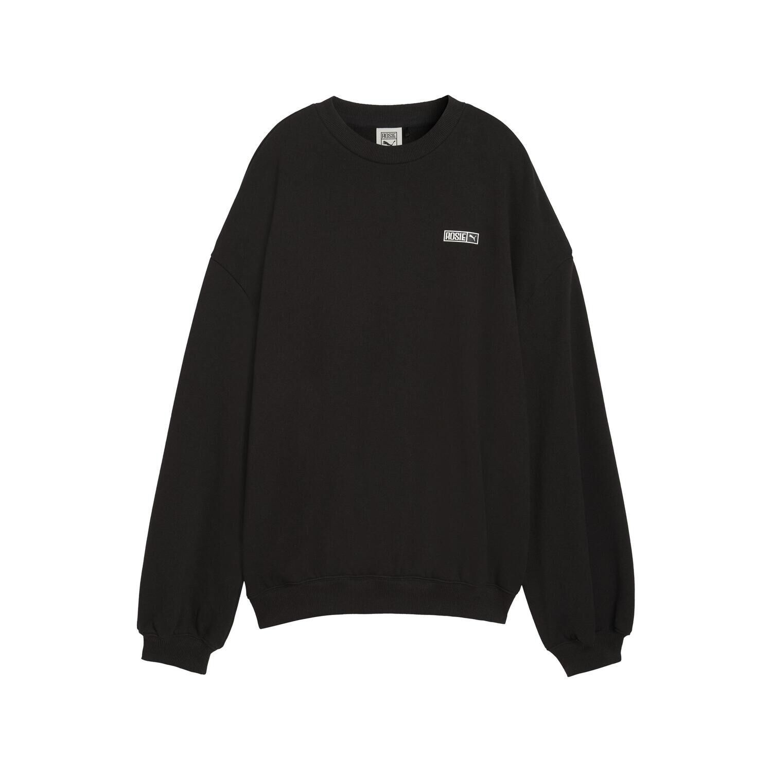 PUMA「【PUMA ｳｪｱ】W ROSE OVERSIZED CREW TR」|パーカー|ブラック