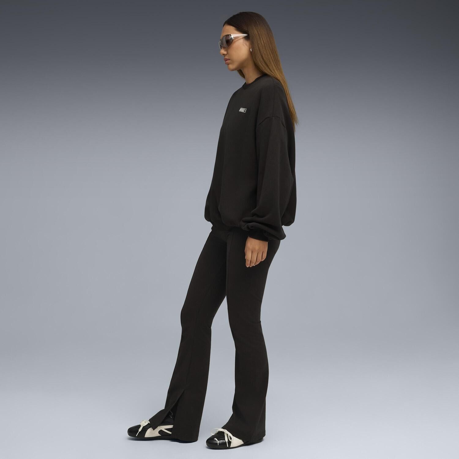PUMA「【PUMA ｳｪｱ】W ROSE OVERSIZED CREW TR」|パーカー|