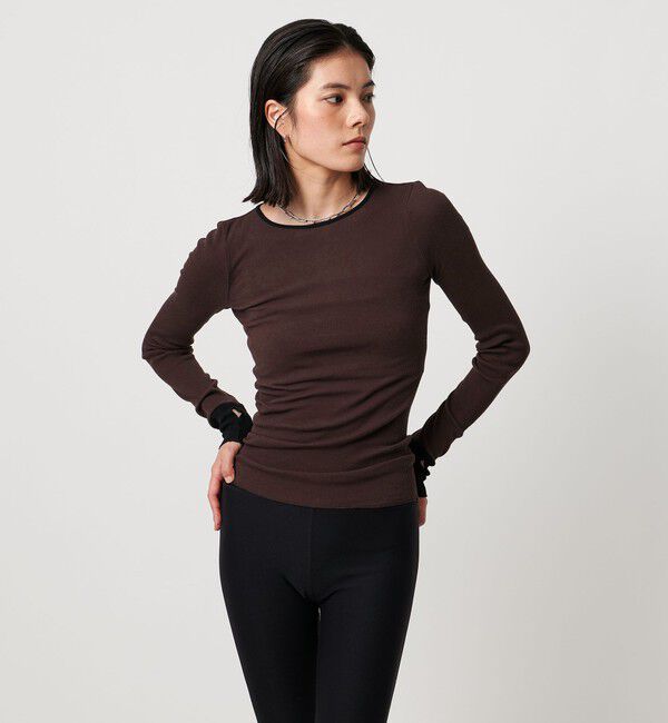 UNITED ARROWS「＜TO UNITED ARROWS＞リブ ロングスリーブ カットソー」|Tシャツ・カットソー|