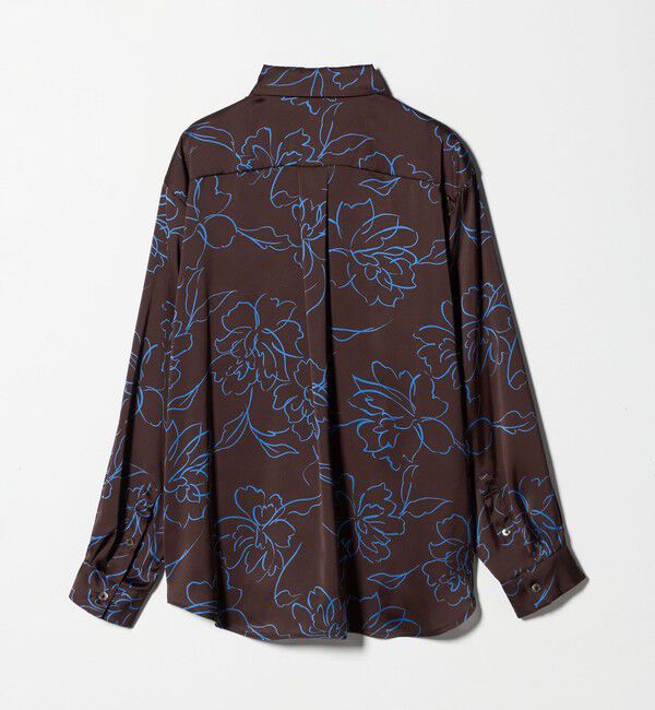 UNITED ARROWS「アブストラクトフラワー シャツ ‐ウォッシャブル‐」|シャツ・ブラウス|