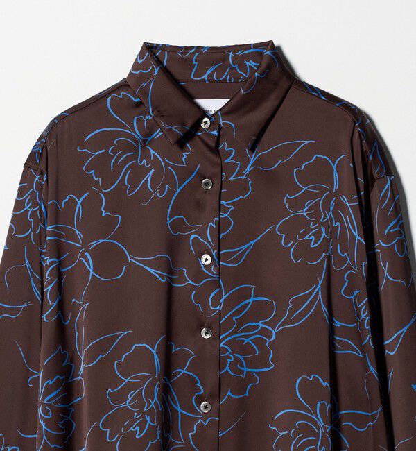 UNITED ARROWS「アブストラクトフラワー シャツ ‐ウォッシャブル‐」|シャツ・ブラウス|