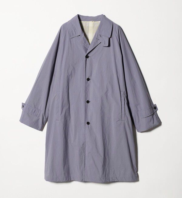UNITED ARROWS「ナイロン/タフタ ウィンドウ マック コート 撥水」|ステンカラーコート|LILAC