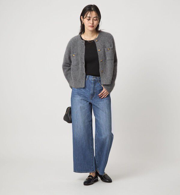 UNITED ARROWS green label relaxing「［size SHORT/TALLあり］ワイド デニム パンツ」|デニム|