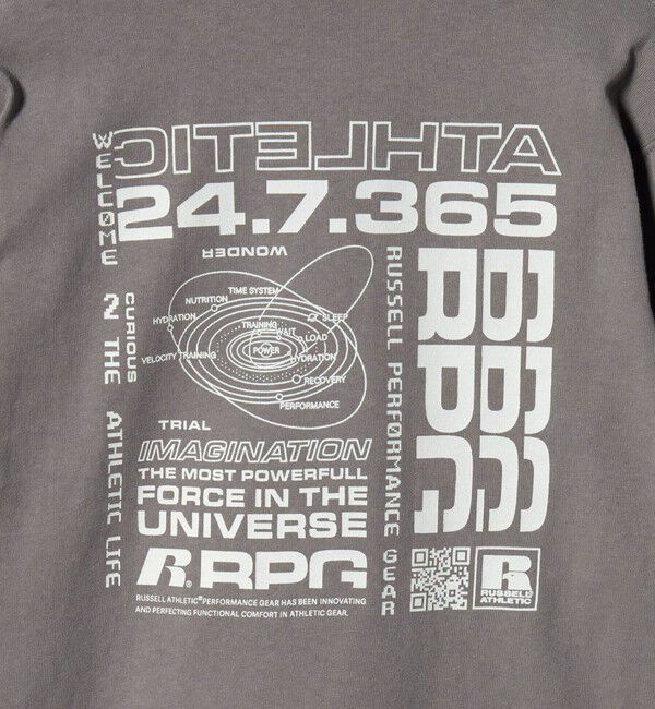 UNITED ARROWS green label relaxing「【別注】＜RUSSELL ATHLETIC＞プリント ロングスリーブ / キッズ  110cm-130cm」|Tシャツ・カットソー|