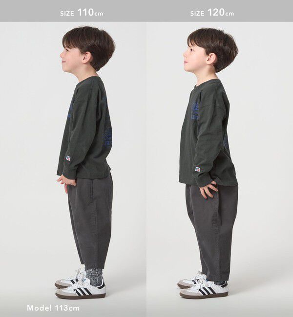 UNITED ARROWS green label relaxing「【別注】＜RUSSELL ATHLETIC＞プリント ロングスリーブ / キッズ  110cm-130cm」|Tシャツ・カットソー|