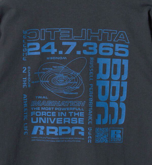 UNITED ARROWS green label relaxing「【別注】＜RUSSELL ATHLETIC＞プリント ロングスリーブ / キッズ  110cm-130cm」|Tシャツ・カットソー|