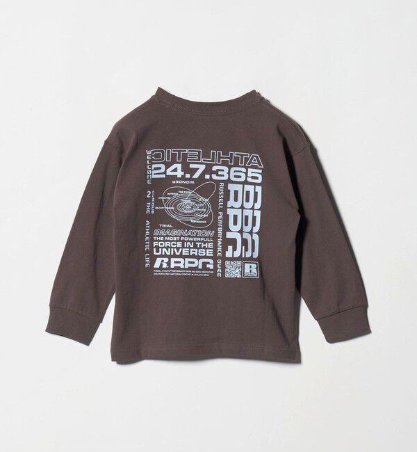 UNITED ARROWS green label relaxing「【別注】＜RUSSELL ATHLETIC＞プリント ロングスリーブ / キッズ  110cm-130cm」|Tシャツ・カットソー|
