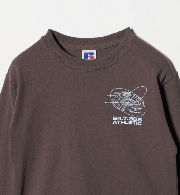 UNITED ARROWS green label relaxing「【別注】＜RUSSELL ATHLETIC＞プリント ロングスリーブ / キッズ  110cm-130cm」|Tシャツ・カットソー|