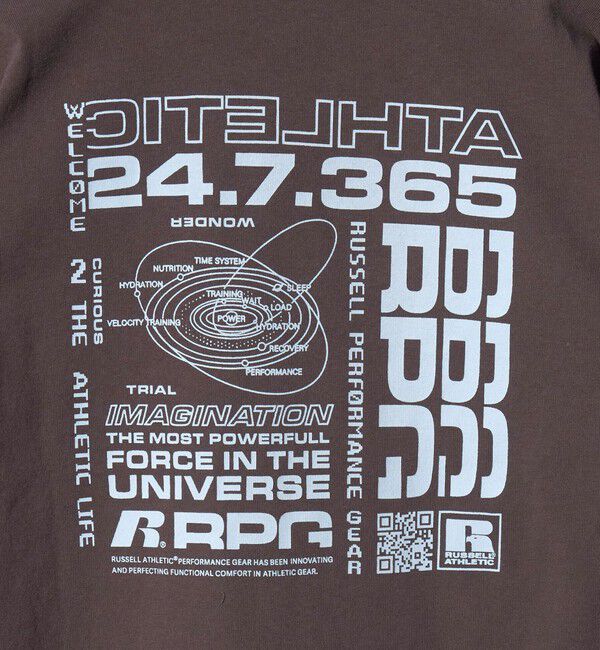 UNITED ARROWS green label relaxing「【別注】＜RUSSELL ATHLETIC＞プリント ロングスリーブ / キッズ  110cm-130cm」|Tシャツ・カットソー|