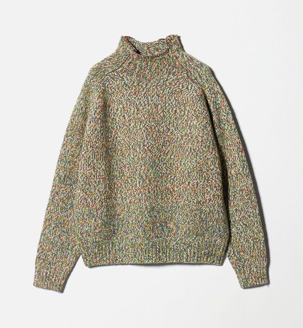 UNITED ARROWS green label relaxing「ミックス ヤーンローゲージ ロールネック ニット」|ニット・セーター|