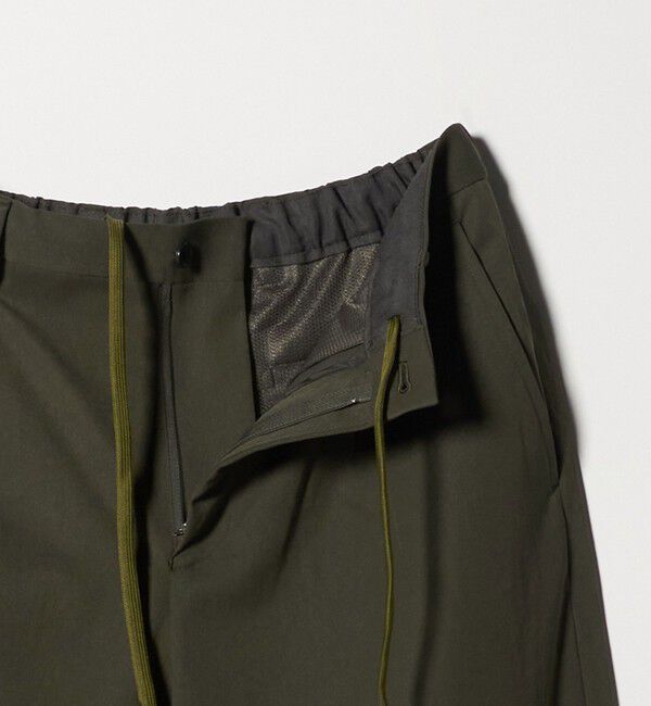 UNITED ARROWS green label relaxing「DICROS ポリエステル ツイル 1プリーツ W2 ユーティリティパンツ -ストレッチ・撥水-」|チノ|