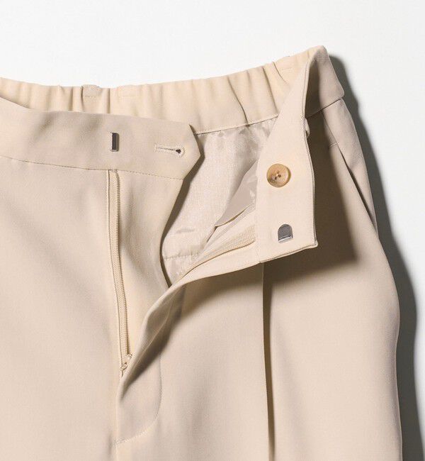 BEAUTY&YOUTH UNITED ARROWS「タックワイドストレートパンツ ウォッシャブル」|スラックス|