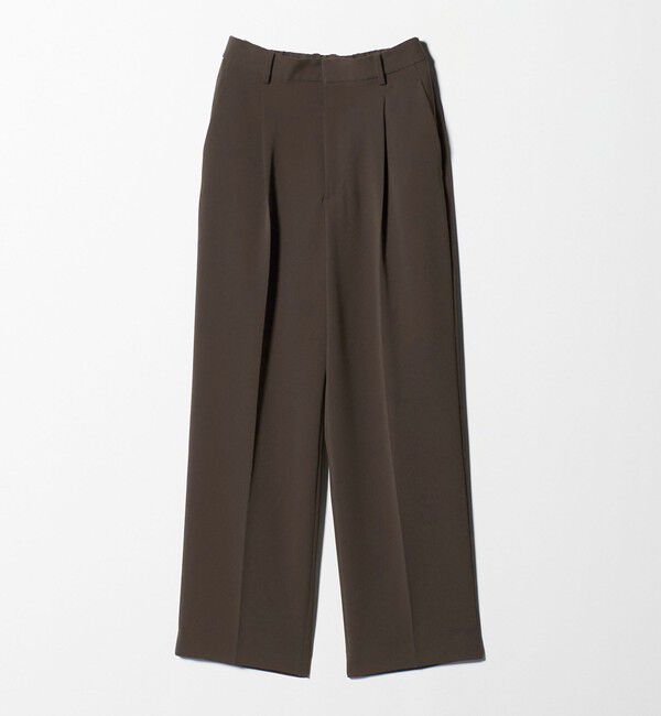 BEAUTY&YOUTH UNITED ARROWS「タックワイドストレートパンツ ウォッシャブル」|スラックス|