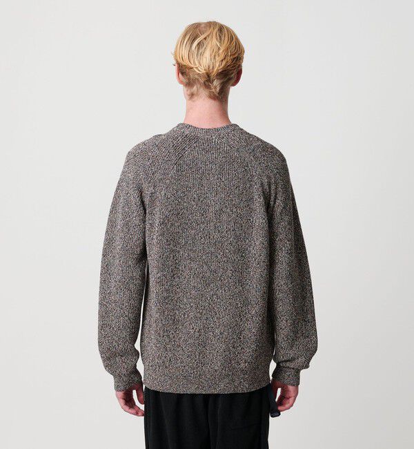 BEAUTY&YOUTH UNITED ARROWS「クリスプ アゼ スリーク クルーネック ニット」|ニット・セーター|