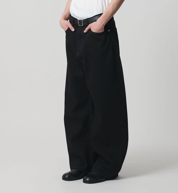 MONKEY TIME「デニム カーブ パンツ」|チノ|