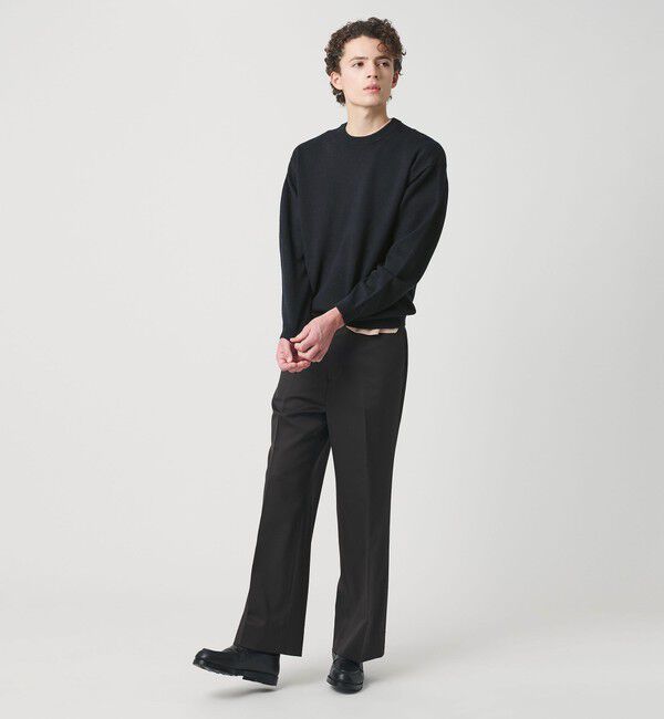 BEAUTY&YOUTH UNITED ARROWS「ハイブリッド リネン クルーネック ニット」|ニット・セーター|