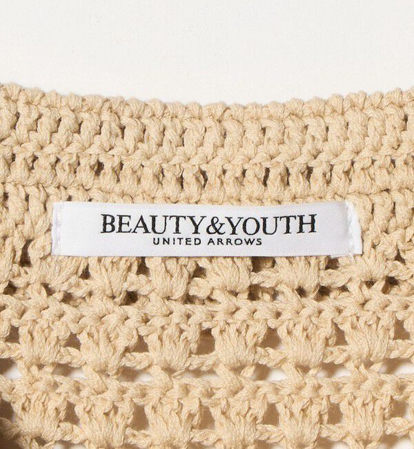 BEAUTY&YOUTH UNITED ARROWS「コットン ハンドクロシェ ニットカーディガン」|カーディガン|