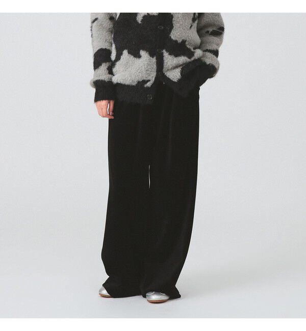 Ray BEAMS 「ベロア ワイド スウェット パンツ」|その他|
