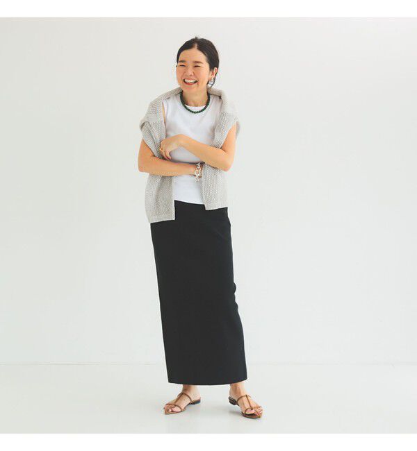 Demi-Luxe BEAMS 「シンプル タイト ニットスカート .M」|スカート|