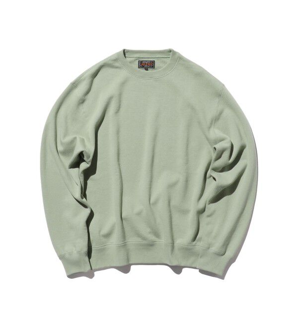 BEAMS PLUS「クルーネック スウェット」|スウェット・ジャージ|GREEN