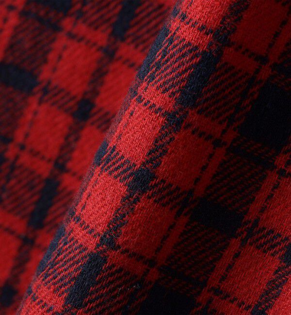 SHIPS Colors 「SHIPS Colors: 110～140cm /〈洗濯機可能〉ネル チェック ロングスリーブ シャツ」|シャツ・ブラウス|