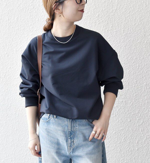 SHIPS any「SHIPS any:〈洗濯機可能〉裏起毛 クルーネック コクーン プルオーバー」|Tシャツ・カットソー|