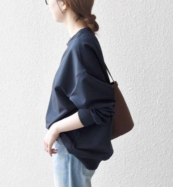 SHIPS any「SHIPS any:〈洗濯機可能〉裏起毛 クルーネック コクーン プルオーバー」|Tシャツ・カットソー|