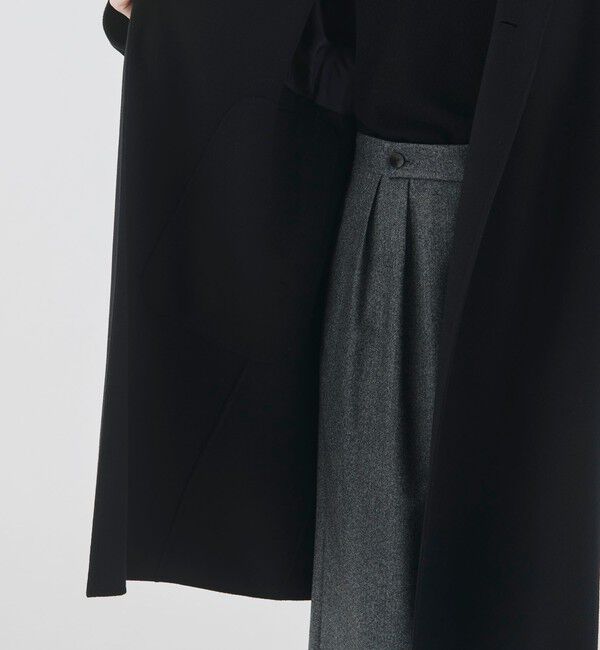 GALERIE VIE「ダブルフェイス ロングコート」|チェスターコート|